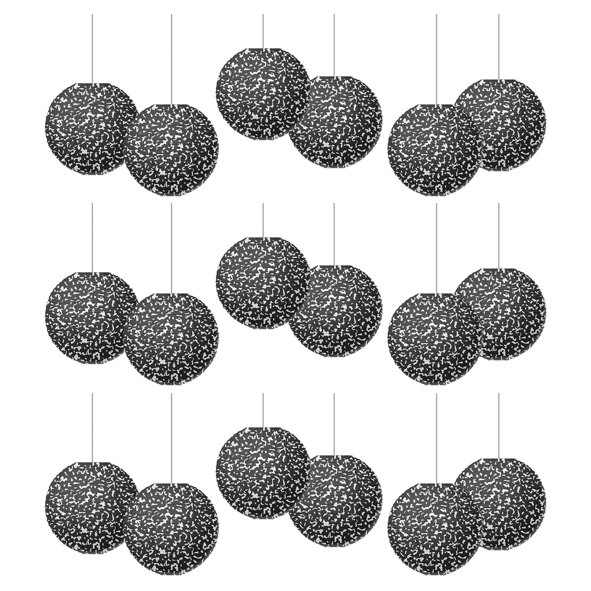 Teacher Created Resources® 8" Composition Pattern Hanging Paper Lanterns, 3 Packs of 6